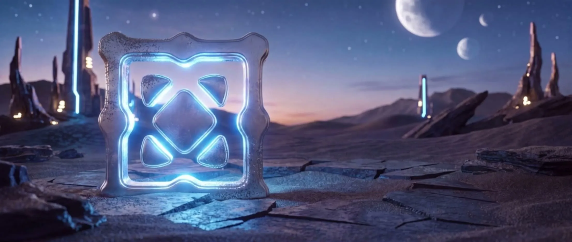 A frame from the sigil monolith film, as Corent delivered it